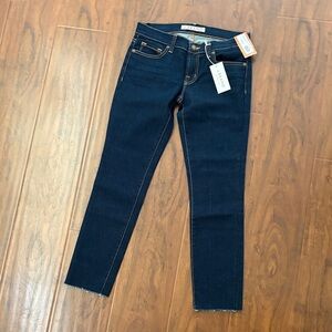 J Brand Dark Blue Ankle Jeans